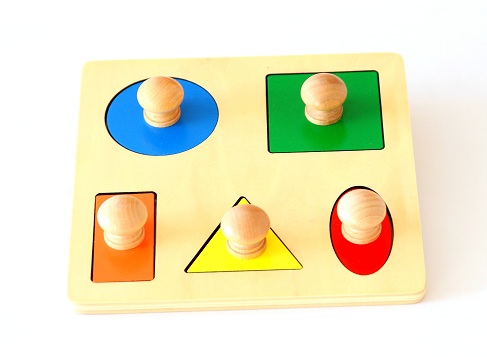 Puzzle – pět tvarů